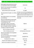 HLHS 101&colon; Midterm Review Questions and Answers Rated A