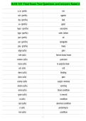 HLHS 101 Final Exam Test Questions and Answers Rated A