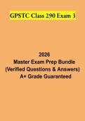 GPSTC Class 290 Exam 3 &vert; Georgia Law Enforcement Study Guide & Practice Questions 2026