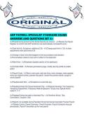 ADP PAYROLL SPECIALIST STANDARD EXAMS ANSWERS AND QUESTIONS SET A&period;pdf