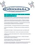 ADP PAYROLL SPECIALIST CORE EXAMS ANSWERS AND QUESTIONS SET 1&period;pdf
