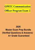 GPSTC Communication Officer Program Exam 2 2026 &vert; Georgia Communications Officer Study Guide & Practice Questions
