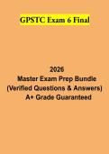 GPSTC Exam 6 2026 &vert; Georgia Public Safety Training Study Guide & Practice Questions