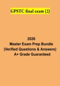 GPSTC Final Exam 2026 &vert; Georgia Public Safety Training Center Study Guide & Practice Questions