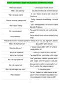 Exam 1 A&P Theory Galen Test Questions and Answers Rated A