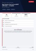 AAERT CDR Exam Practice Test Court Reporting 2026&sol;2027 &ndash; Questions and Answers &vert; 100&percnt; Verified &vert; Detailed Rationales &ndash; Pass Guaranteed &ndash; A&plus; Graded