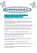 MASSAGE THERAPY MCQ COMPREHENSIVE ANSWERS AND QUESTIONS SET A&period;pdf