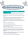 MASSAGE THERAPY MCQ MAIN SET ANSWERS AND QUESTIONS SET A&period;pdf