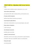 CMGT 2203 Ex&period; 1-Questions with Correct Answers