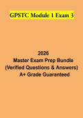 GPSTC Module 1 Exam 3 2026 &vert; Georgia Public Safety Training Study Guide & Practice Questions