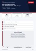 Analyzing Financial Reports Wall Street Prep Exam 2026&sol;2027 &ndash; Questions and Answers &vert; 100&percnt; Verified &vert; Detailed Rationales &ndash; Pass Guaranteed &ndash; A&plus; Graded 