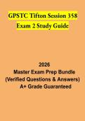 GPSTC Tifton Session 358 Exam 2 Study Guide 2026 &vert; Georgia Public Safety Training Practice Questions