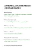 AANP BOARD EXAM PRACTICE QUESTIONS&NewLine;AND DETAILED SOLUTIONS