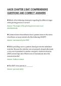 AAOS CHAPTER 2 EMT COMPREHENSIVE&NewLine;QUESTIONS AND CORRECT ANSWERS