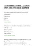AAOS EMT BASIC CHAPTER 5 COMPLETE&NewLine;STUDY GUIDE WITH SOLVED QUESTIONS