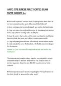 AAPC CPB BUNDLE FULLY SOLVED EXAM&NewLine;PAPER GRADED A&plus;