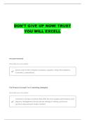 MARKETING 3010 TULANE TEST 1 QUESTIONS WITH COMPLETE ANSWERS