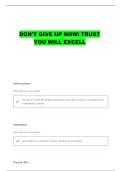 MARKETING 3010 CHAPTER 1 QUESTIONS WITH COMPLETE ANSWERS