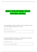 EVAN 101 PERSONAL EVANGELISM QUESTIONS WITH COMPLETE ANSWERS