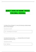 EVAN 101 FINAL EXAM LIBERTY UNIVERSITY QUESTIONS WITH COMPLETE ANSWERS&period;&period;