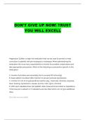 NUR 337 FINAL EXAM QUESTIONS WITH COMPLETE ANSWERS