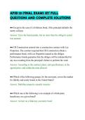 AFSB 151 FINAL EXAMS SET FULL&NewLine;QUESTIONS AND COMPLETE SOLUTIONS