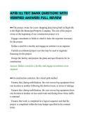 AFSB 152 TEST BANK QUESTIONS WITH&NewLine;VERIFIED ANSWERS FULL REVIEW