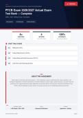 PTCB Exam Pharmacy Technician Certification 2026&sol;2027 &ndash; Questions and Answers &vert; 100&percnt; Verified &vert; Detailed Rationales &ndash; Pass Guaranteed &ndash; A&plus; Graded