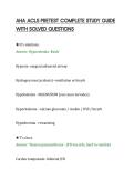 AHA ACLS PRETEST COMPLETE STUDY GUIDE&NewLine;WITH SOLVED QUESTIONS