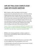 AHIP 2027 FINAL EXAM COMPLETE STUDY&NewLine;GUIDE WITH SOLVED QUESTIONS