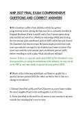 AHIP 2027 FINAL EXAM COMPREHENSIVE&NewLine;QUESTIONS AND CORRECT ANSWERS