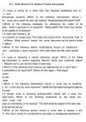 ATI Skills Module 3&period;0 Nutrition Pretest & Posttest 2026 &vert; Nursing Study Guide
