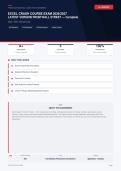 Excel Crash Course Exam Wall Street Prep 2026&sol;2027 &ndash; Questions and Answers &vert; 100&percnt; Verified &vert; Detailed Rationales &ndash; Pass Guaranteed &ndash; A&plus; Graded