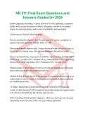 NR 511 Final Exam Questions and Answers Graded A&plus; 2026