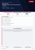 NSG 3130 Exam 4 Fundamental Concepts Skills Nursing II 2026&sol;2027 &ndash; Questions and Answers &vert; 100&percnt; Verified &vert; Detailed Rationales &ndash; Pass Guaranteed &ndash; A&plus; Graded