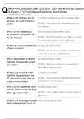 AANP FNP Certification Exam 2025 & 2026 &sol; Score 100&percnt; &sol; 250&plus; Verified Practice Questions & Answers &sol; Full Board Review Study Guide&NewLine;&NewLine;