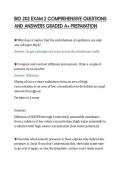 &NewLine;BIO 202 EXAM 2 COMPREHENSIVE QUESTIONS&NewLine;AND ANSWERS GRADED A&plus; PREPARATION&NewLine;