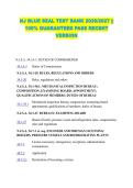 NJ BLUE SEAL TEST BANK 2026&sol;2027 &vert;&vert; 100&percnt; GUARANTEED PASS RECENT VERSION&NewLine;&NewLine;