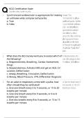 ACLS Certification Exam Study Guide &sol; Score 100&percnt; &sol; 2025-2026 Update &sol; Practice Test Bank & Verified Answers&NewLine;&NewLine;