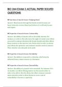 BIO 264 EXAM 3 ACTUAL PAPER SOLVED&NewLine;QUESTIONS&NewLine;