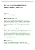 BIO 264 EXAM 3 COMPREHENSIVE&NewLine;QUESTIONS AND SOLUTIONS