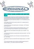 HPSV CORRECT EXAMS ANSWERS AND QUESTIONS SET A&period;pdf