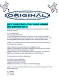 NHCO PHLEBOTOMY ACTUAL FINALS ANSWERS AND QUESTIONS SET A&period;pdf