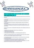 NHCO PHLEBOTOMY EVALUATION TEST ANSWERS AND QUESTIONS SET A&period;pdf