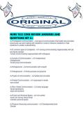 NURS 1522 CORE REVIEW ANSWERS AND QUESTIONS SET A&period;pdf