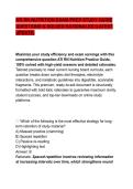 ATI RN NUTRITION EXAM PREP STUDY GUIDE  &NewLine;QUESTIONS & SOLVED RATIONALES &lpar;LATEST &NewLine;UPDATE&rpar;
