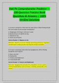 Vati Pn Comprehensive Predictor &mdash;&NewLine;100-Question Practice Bank&NewLine;Questions & Answers &vert; 100&percnt;&NewLine;Verified Solutions&NewLine;