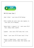 BIO 201 Lecture Exam 2 Review 2026 &vert; BIO201 Biology Exam Study Guide