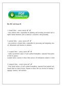 BIO 201 Lab Exam 4 Review 2026 &vert; BIO201 Biology Lab Exam Study Guide