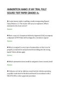 AMMUNITION AMMO 51 MV TRIAL FULLY&NewLine;SOLVED TEST PAPER GRADED A&plus;